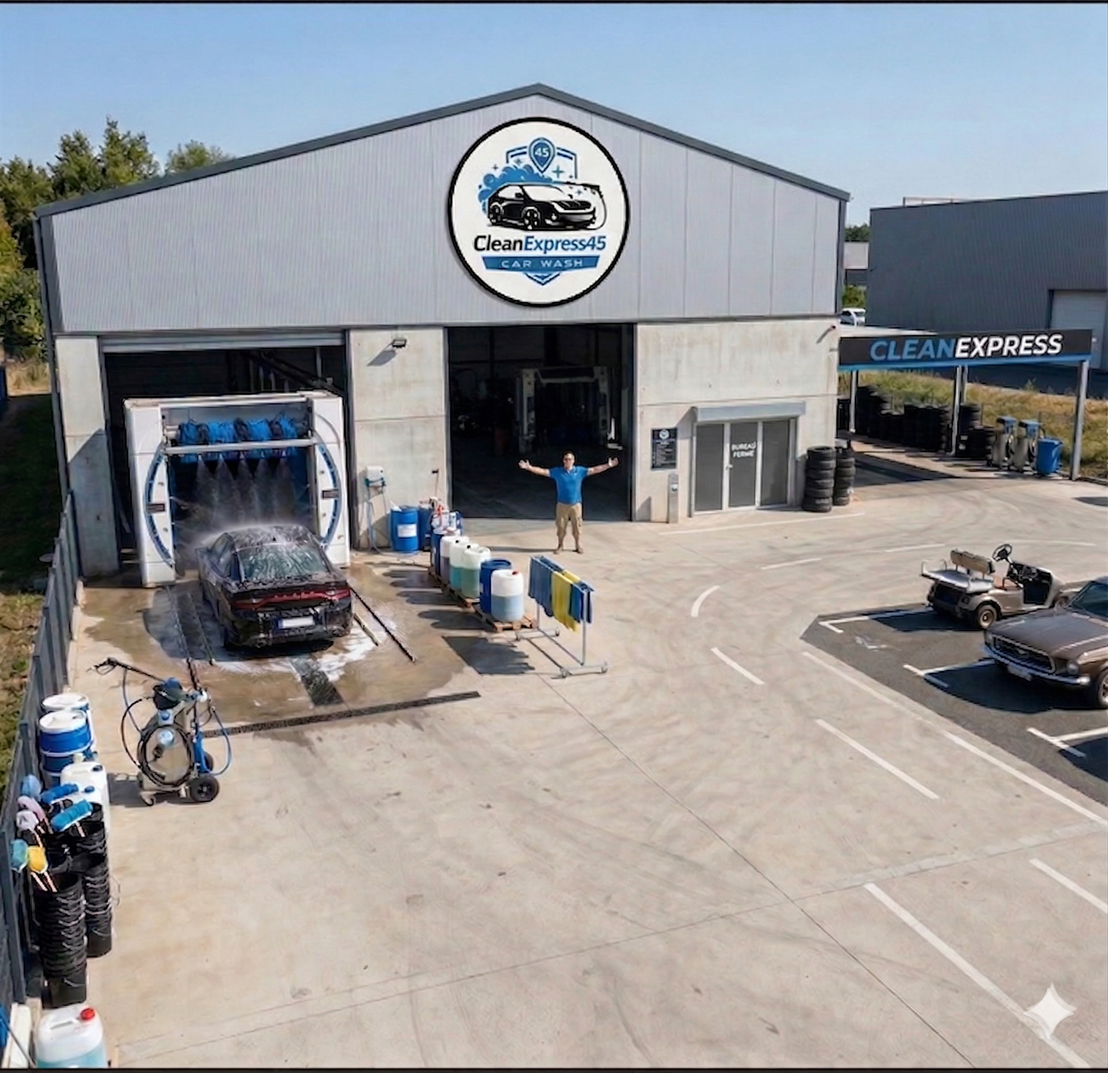 Detailing automobile premium CleanExpress45